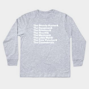 Hateful Eight Helvetica Kids Long Sleeve T-Shirt